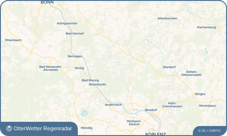 Wetter-Widget-Vorschau mit Vorhersagedaten für Hausen (Wied)