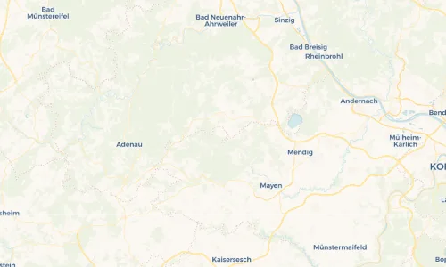 Regenradar Vorschaubild - Aktuelle Niederschläge in Hausten und Umgebung