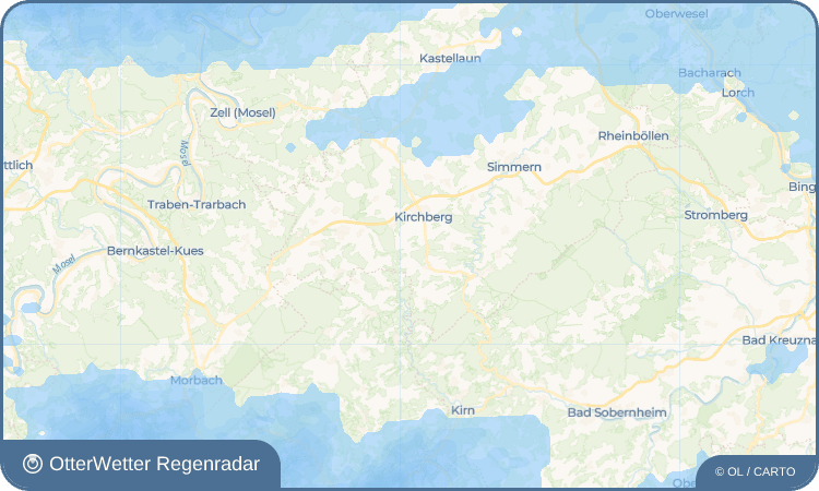 OtterWetter Regenradar-Widget Hecken