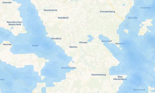 Regenradar-Vorschau: aktuelle Niederschläge in Heckenhof und Umgebung