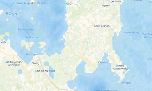 Regenradar Heckerfeld: aktuelle Niederschläge in Heckerfeld und Umgebung, Stand 21. Oktober 2026 um 8:30 Uhr