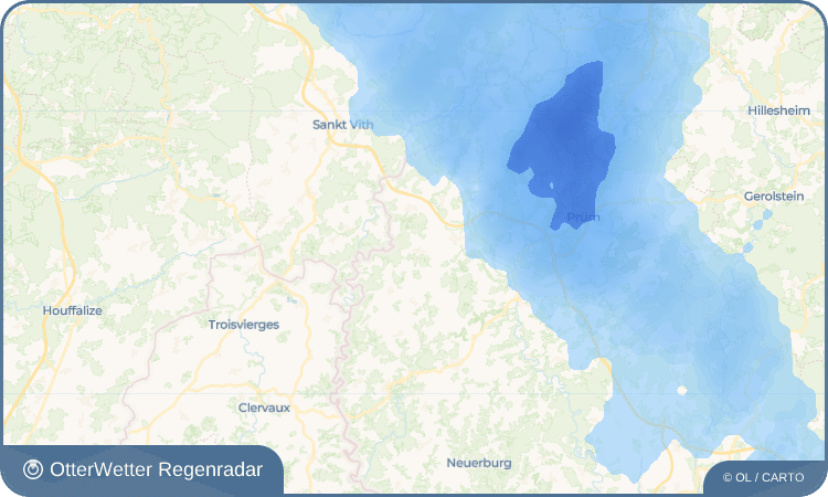 OtterWetter Regenradar-Widget Heckhuscheid