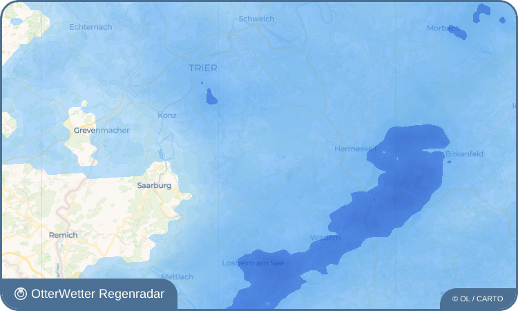 OtterWetter Regenradar-Widget Heddert