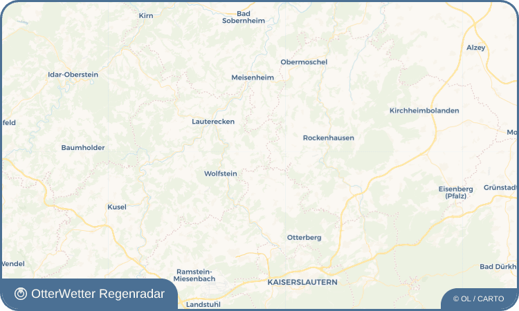 OtterWetter Regenradar-Widget Hefersweiler