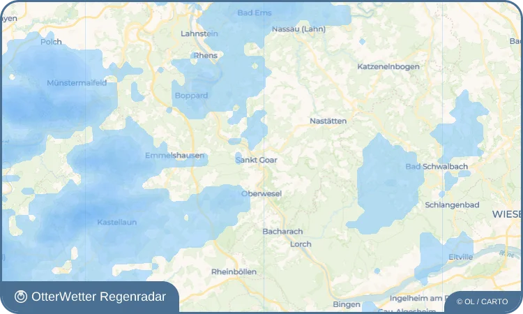 Widget-Vorschau für Heide Wetter-Widget-Vorschau mit Vorhersagedaten für Heide