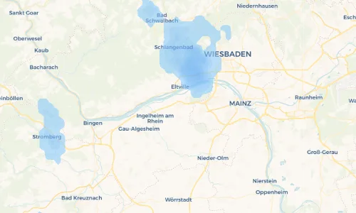 Regenradar Vorschaubild - Aktuelle Niederschläge in Heidesheim am Rhein und Umgebung