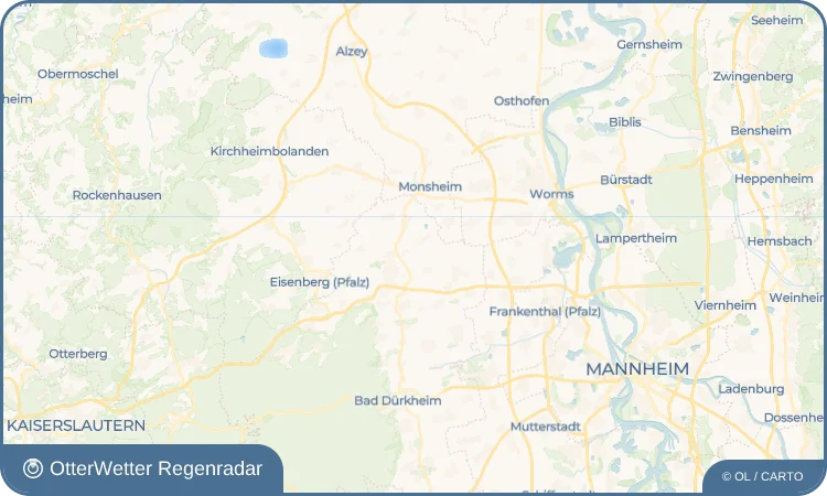 Wetter-Widget-Vorschau mit Vorhersagedaten für Heidesheim