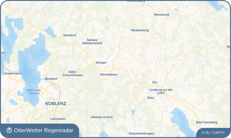 OtterWetter Regenradar-Widget Heiligenroth
