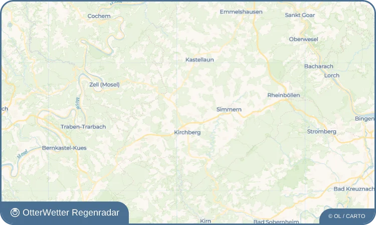 Widget-Vorschau für Heinzenbach Wetter-Widget-Vorschau mit Vorhersagedaten für Heinzenbach