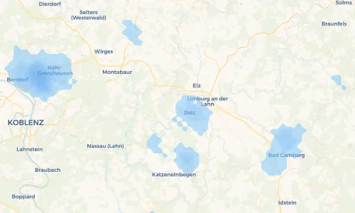 Regenradar Vorschaubild - Aktuelle Niederschläge in Heistenbach und Umgebung