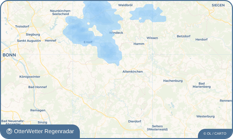 OtterWetter Regenradar-Widget Hemmelzen
