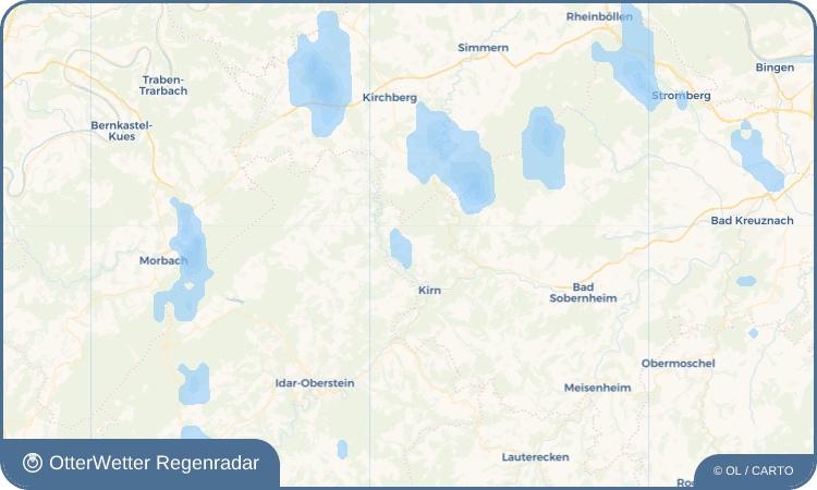 Wetter-Widget-Vorschau mit Vorhersagedaten für Hennweiler