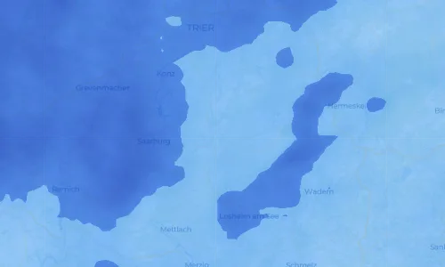Regenradar-Vorschau: aktuelle Niederschläge in Hentern und Umgebung