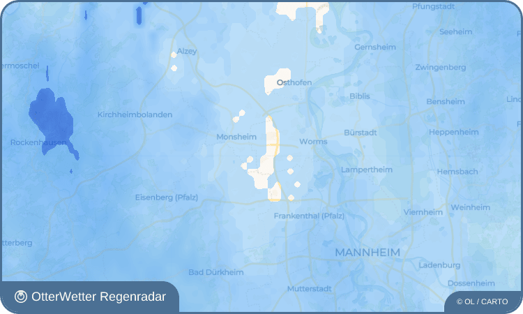 OtterWetter Regenradar-Widget Heppenheim