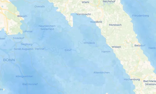 Regenradar Vorschaubild - Aktuelle Niederschläge in Herchen und Umgebung