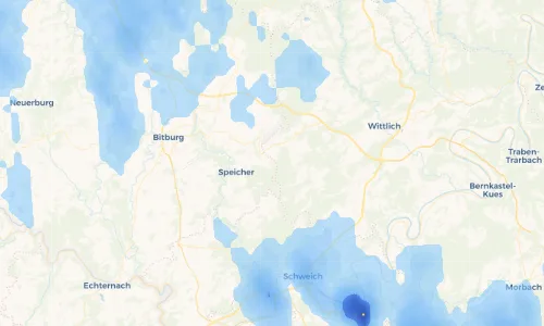 Regenradar Vorschaubild - Aktuelle Niederschläge in Herforst und Umgebung