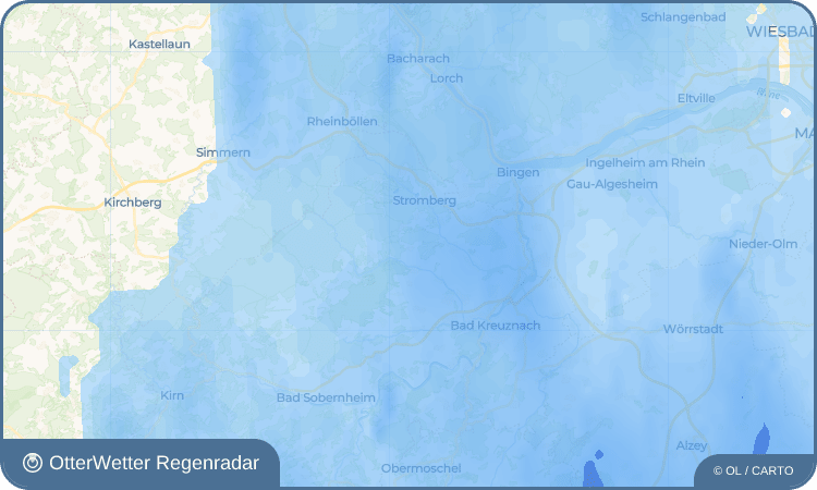 OtterWetter Regenradar-Widget Hergenfeld