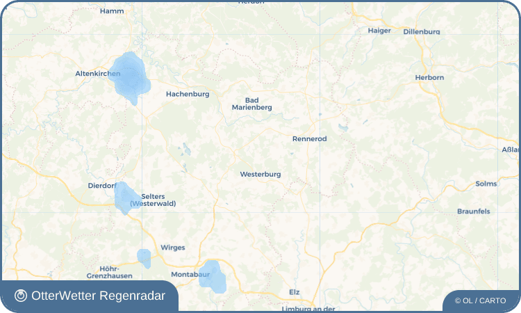 Widget-Vorschau für Hergenroth Wetter-Widget-Vorschau mit Vorhersagedaten für Hergenroth