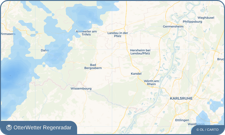 OtterWetter Regenradar-Widget Hergersweiler