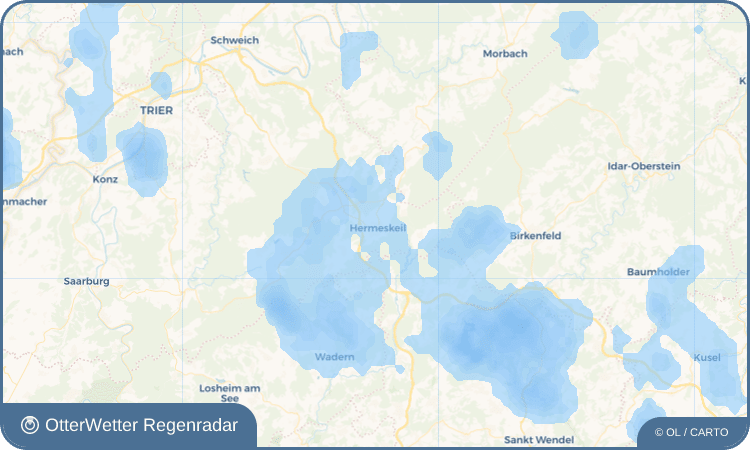 Widget-Vorschau für Hermeskeil Wetter-Widget-Vorschau mit Vorhersagedaten für Hermeskeil