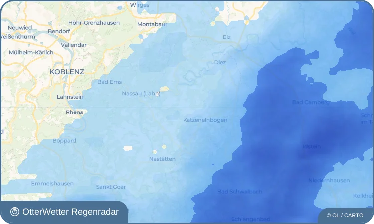 Wetter-Widget-Vorschau mit Vorhersagedaten für Herold