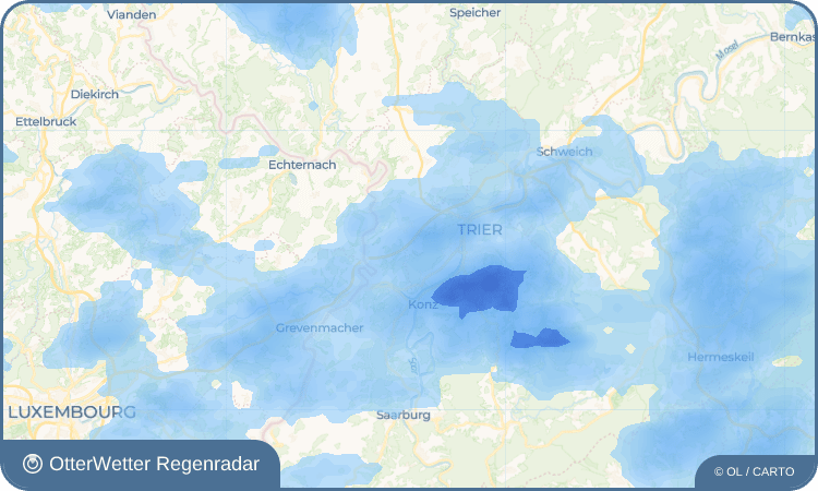 OtterWetter Regenradar-Widget Herresthal