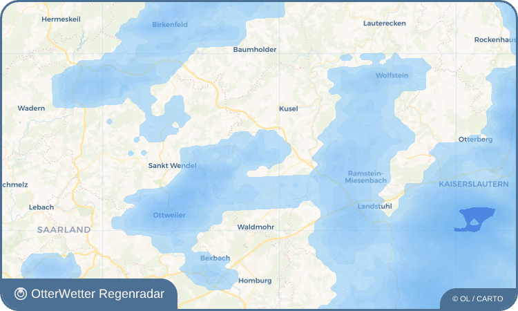 OtterWetter Regenradar-Widget Herschweiler-Pettersheim