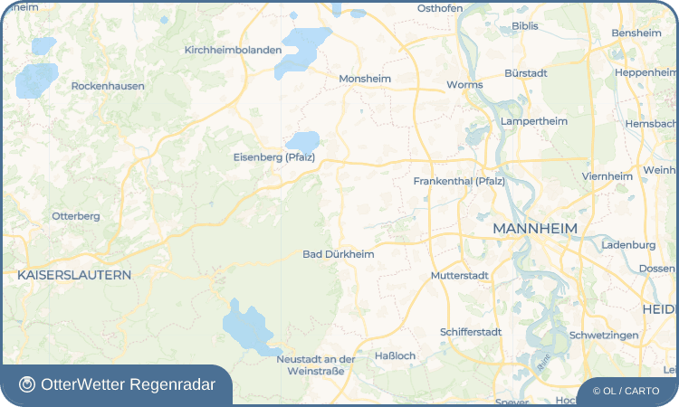 OtterWetter Regenradar-Widget Herxheim am Berg