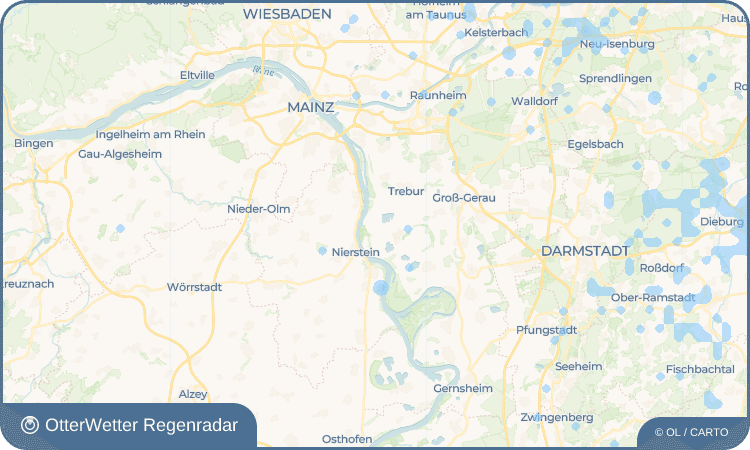 OtterWetter Regenradar-Widget Hessenaue