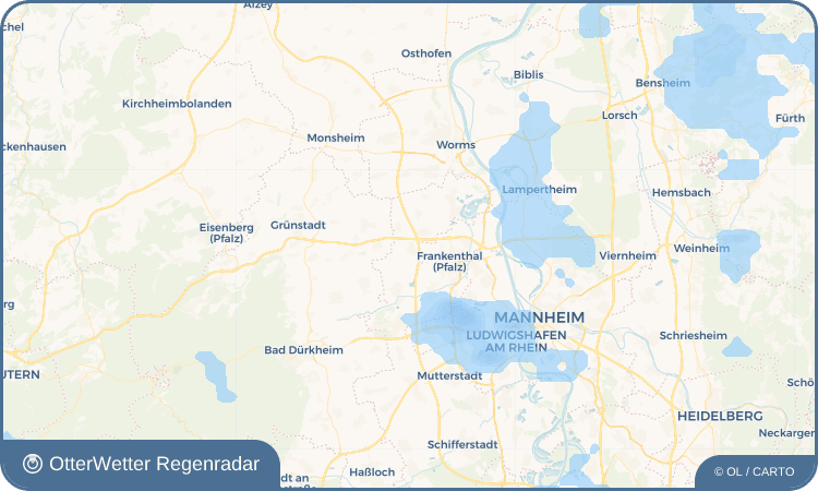 Widget-Vorschau für Heßheim Wetter-Widget-Vorschau mit Vorhersagedaten für Heßheim