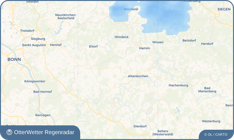 OtterWetter Regenradar-Widget Hilkhausen