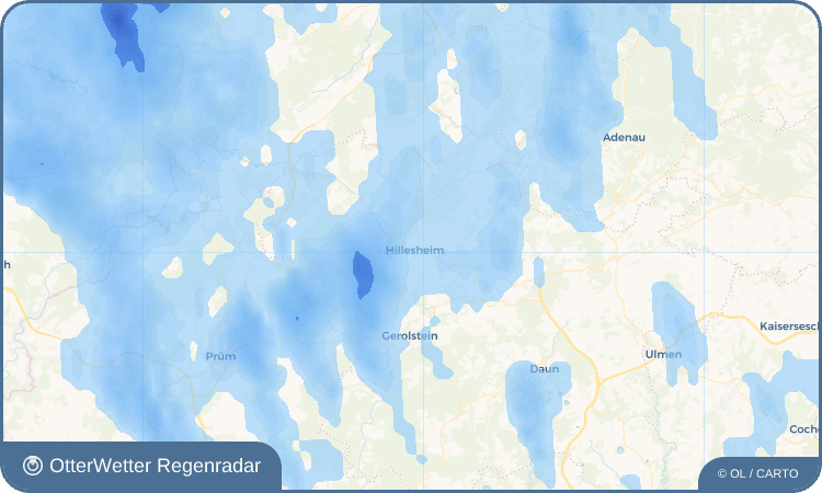 OtterWetter Regenradar-Widget Hillesheim