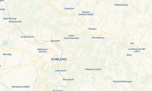 Regenradar-Vorschau: aktuelle Niederschläge in Hillscheid und Umgebung