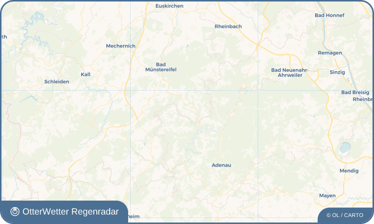 OtterWetter Regenradar-Widget Hilterscheid