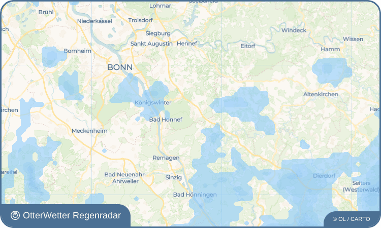 OtterWetter Regenradar-Widget Himberg