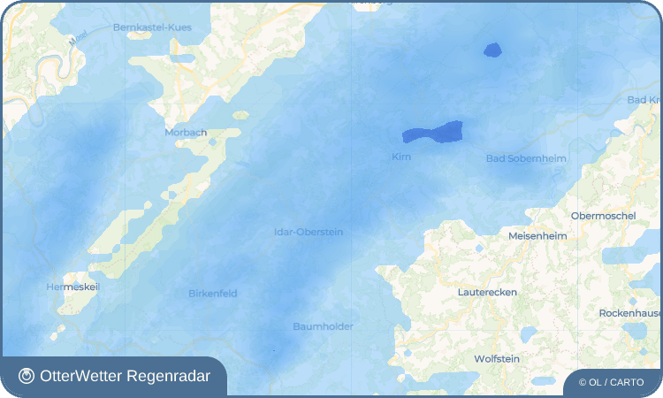 OtterWetter Regenradar-Widget Hintertiefenbach