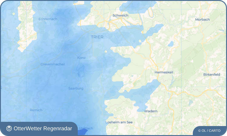 OtterWetter Regenradar-Widget Hinzenburg