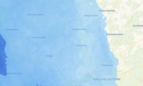 Regenradar Vorschaubild - Aktuelle Niederschläge in Hinzweiler und Umgebung