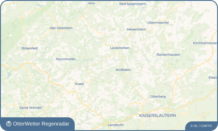OtterWetter Regenradar-Widget Hinzweiler