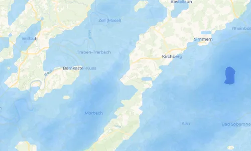 Regenradar Vorschaubild - Aktuelle Niederschläge in Hirschfeld (Hunsrück) und Umgebung