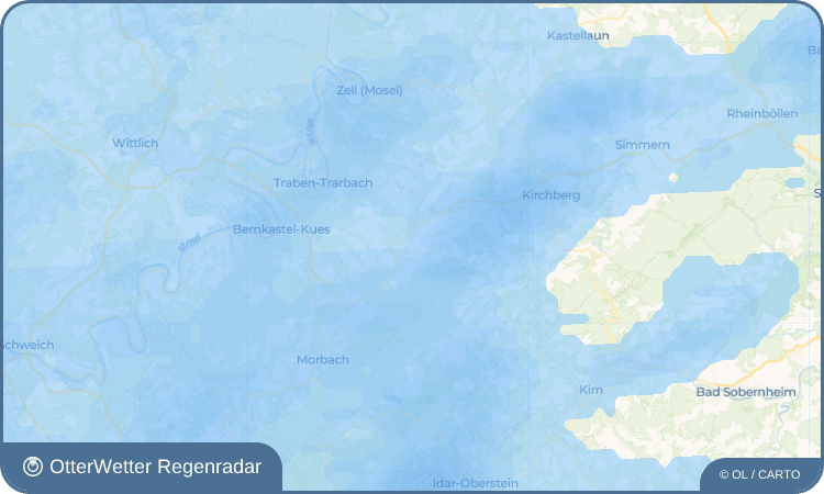 OtterWetter Regenradar-Widget Hirschfeld (Hunsrück)