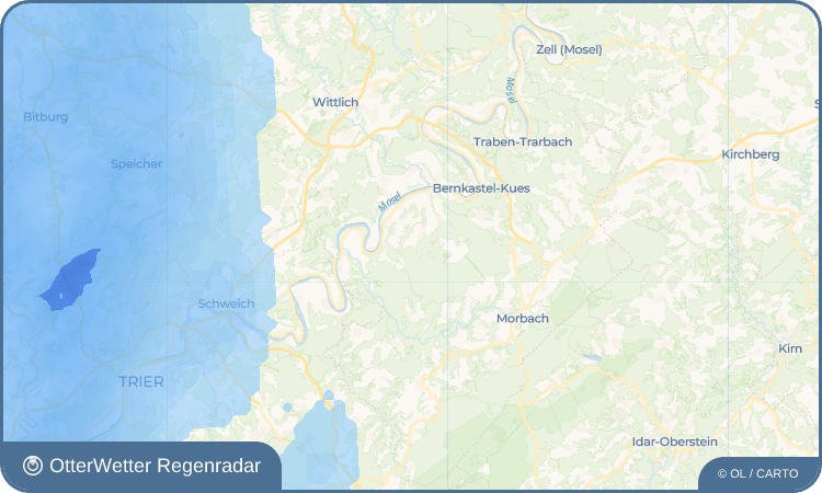 OtterWetter Regenradar-Widget Hirzlei