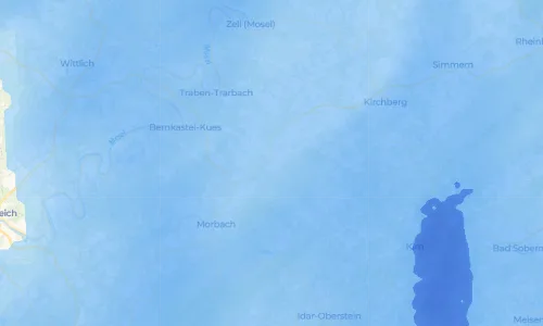 Regenradar Hochscheid: aktuelle Niederschläge in Hochscheid und Umgebung, Stand 22. Oktober 2026 um 18:20 Uhr