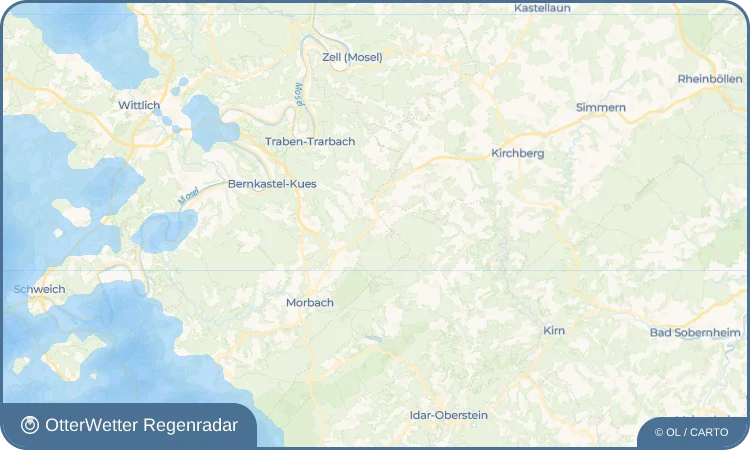 Wetter-Widget-Vorschau mit Vorhersagedaten für Hochscheid