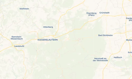 Regenradar Vorschaubild - Aktuelle Niederschläge in Hochspeyer und Umgebung