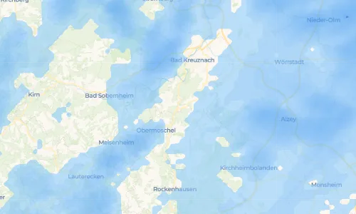 Regenradar Vorschaubild - Aktuelle Niederschläge in Hochstätten und Umgebung