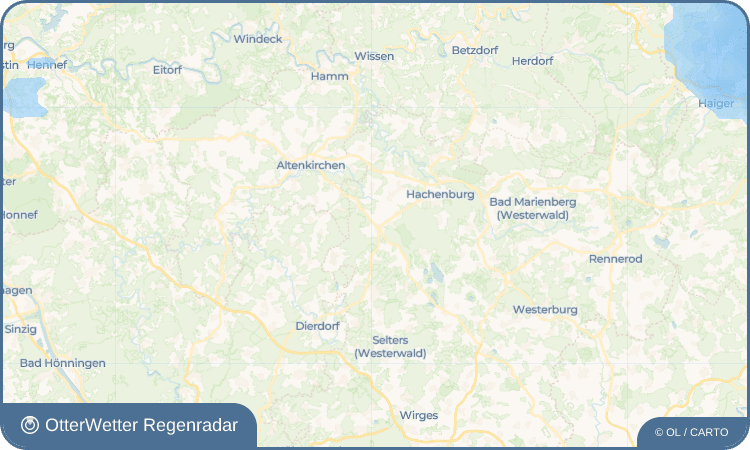 OtterWetter Regenradar-Widget Höchstenbach