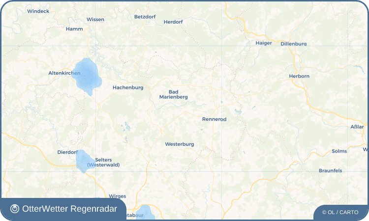 OtterWetter Regenradar-Widget Höhn
