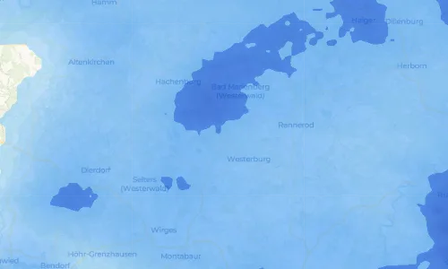 Regenradar Hölzenhausen: aktuelle Niederschläge in Hölzenhausen und Umgebung, Stand 21. Oktober 2026 um 0:05 Uhr