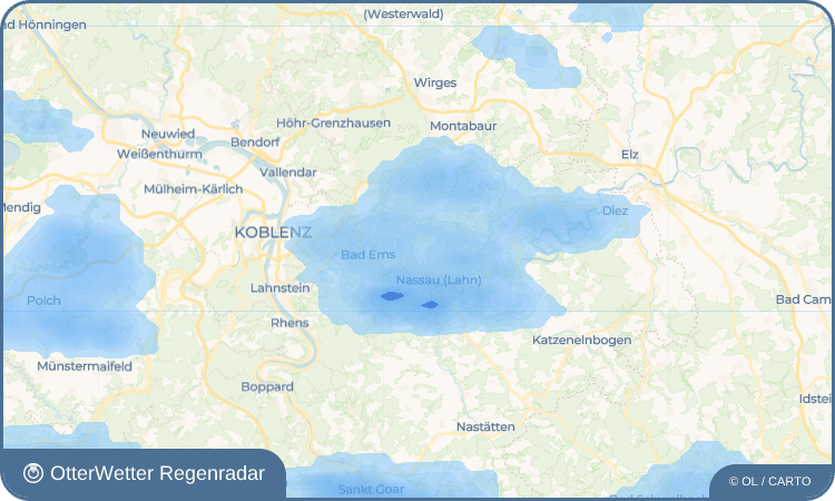 OtterWetter Regenradar-Widget Hömberg